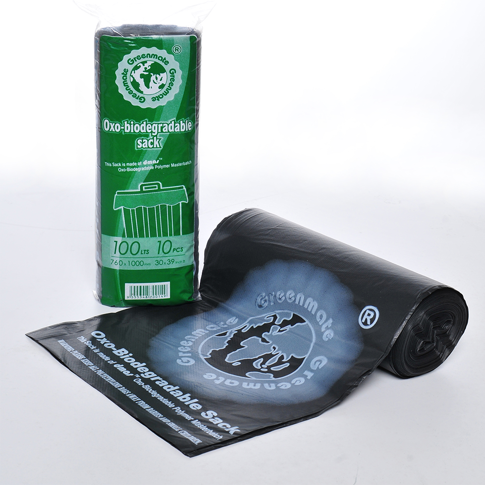 Black OxoBiodegradable Garbage Bag